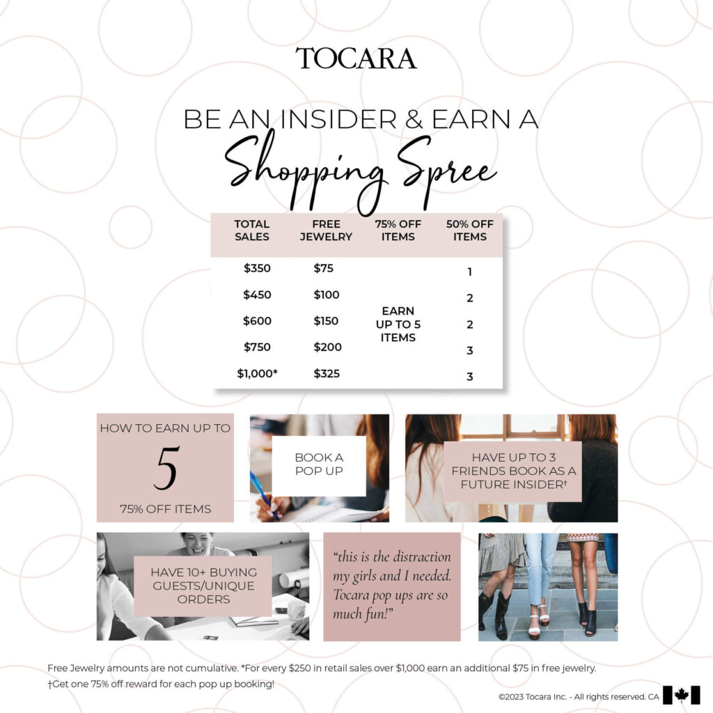 Tocara Insider Benefits for Canada