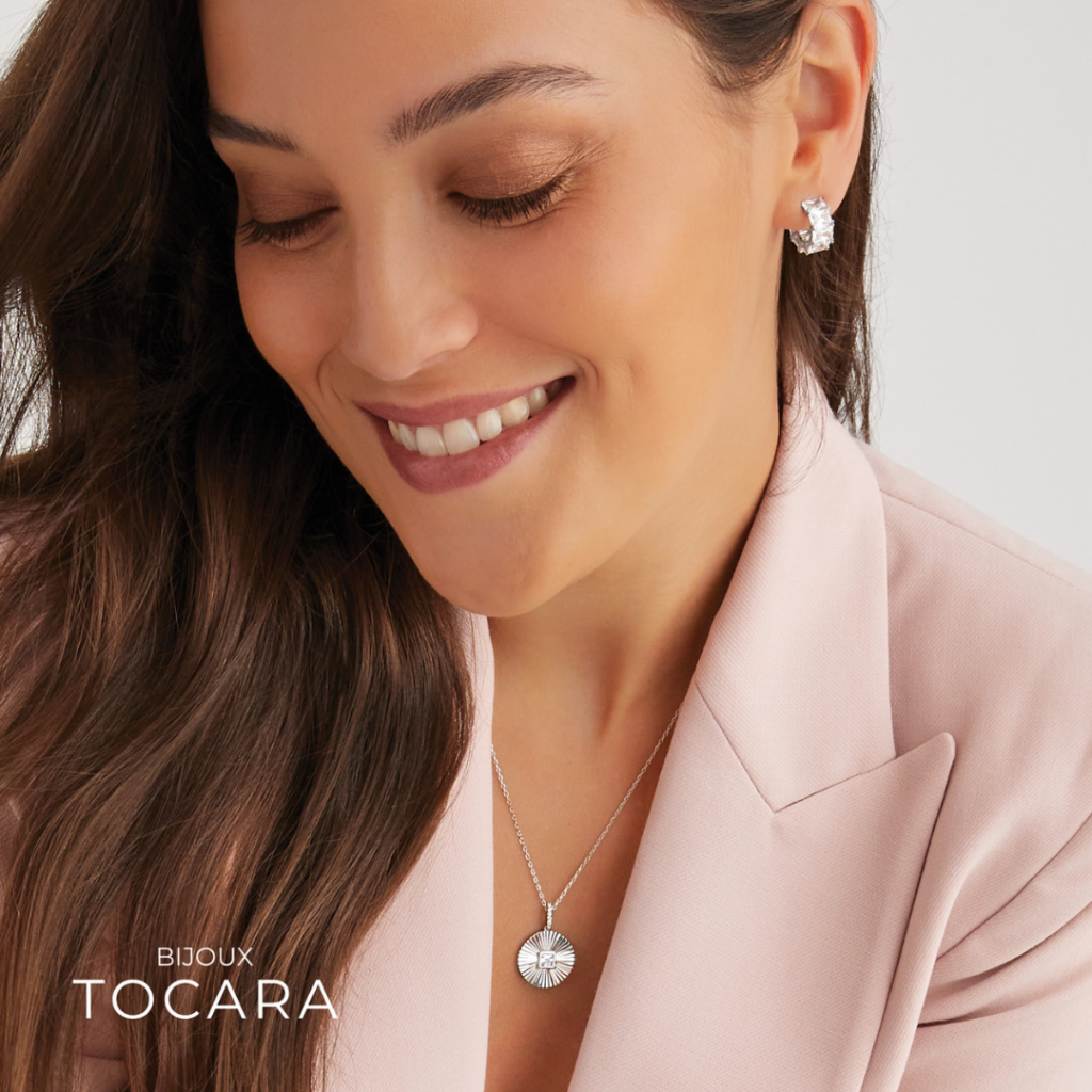 Dina Necklace, Sterling Silver & DiAmi 17"+2" Necklace by Tocara Jewelry